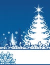 Christmas Blue Royalty Free Stock Photo