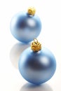 Christmas blue ball Royalty Free Stock Photo