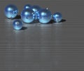 Christmas blue ball