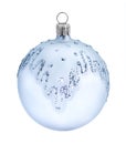 Christmas blue ball Royalty Free Stock Photo