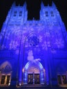 Christmas Blue National Cathedral