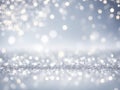 Silver Glitter Winter Christmas Background Royalty Free Stock Photo