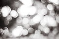 Christmas bokeh background light bokeh color .Photoshop technique Bokeh adding. Bright shining in black and white. Abstract
