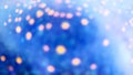 Abstract bokeh lights on blue background Royalty Free Stock Photo