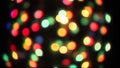 Christmas bokeh light abstract holiday background. Defocused ligths of Christmas