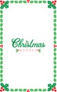 Christmas Border Green color