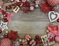 Christmas border with copy space Royalty Free Stock Photo