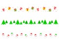 Christmas Border/ divider Royalty Free Stock Photo