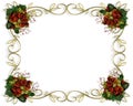 Christmas border frame elegant Royalty Free Stock Photo