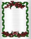 Christmas Border holly Royalty Free Stock Photo