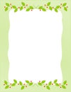 Christmas Border / Holly Royalty Free Stock Photo