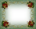 Christmas Border red accents Royalty Free Stock Photo