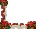 Christmas Border Ribbons Royalty Free Stock Photo