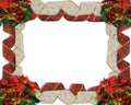 Christmas Border Ribbons Royalty Free Stock Photo