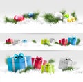 Christmas borders Royalty Free Stock Photo