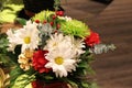 Christmas bouquet of flowers