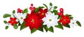 Christmas bouquet. Vector illustration.