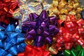 Christmas Bows Royalty Free Stock Photo