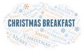 Christmas Breakfast word cloud