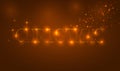christmas on a brown background and neon glow Royalty Free Stock Photo