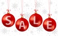 Christmas bubbles sale text