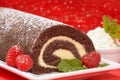 Christmas Buche de Noel cake