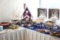 Christmas Buffet Setting Royalty Free Stock Photo