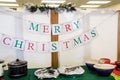 Christmas Buffet waiting for the people Royalty Free Stock Photo