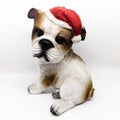 Christmas bulldog orbament Royalty Free Stock Photo