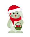 christmas bunny Royalty Free Stock Photo