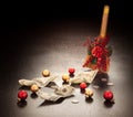 Christmas business decoration: dollars swept