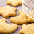 Christmas Butter Cookies Royalty Free Stock Photo
