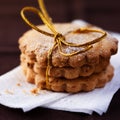 Christmas butter cookies Royalty Free Stock Photo