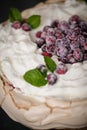 Christmas cake Pavlova