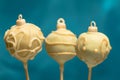 Christmas cake pops Royalty Free Stock Photo