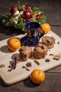Christmas cakes Royalty Free Stock Photo