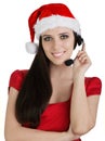 Christmas Call Center Girl