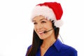 Christmas call centre worker