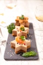 Christmas canape