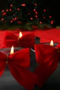 Christmas candle Royalty Free Stock Photo