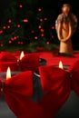 Christmas candle Royalty Free Stock Photo