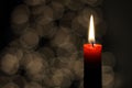 Christmas Candle Royalty Free Stock Photo