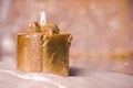 Christmas candle Royalty Free Stock Photo