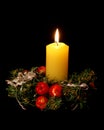 Christmas Candle Royalty Free Stock Photo