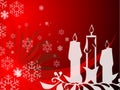 Christmas candle background