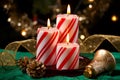Christmas Candles Royalty Free Stock Photo