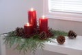 Christmas Candles Royalty Free Stock Photo