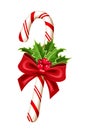 Christmas candy cane. Royalty Free Stock Photo