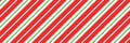 Christmas candy cane striped seamless pattern. Christmas candycane background with red and green stripes. Peppermint