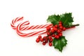 Christmas candy canes Royalty Free Stock Photo